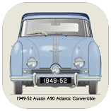 Austin A90 Atlantic Convertible 1949-52 Coaster 1